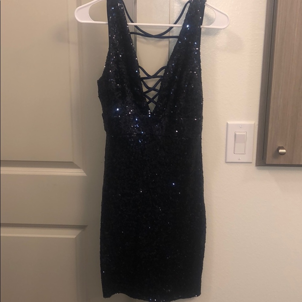 Sparkly mini dress